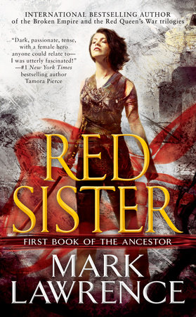 Red Sister book cover, Mark Lawrence