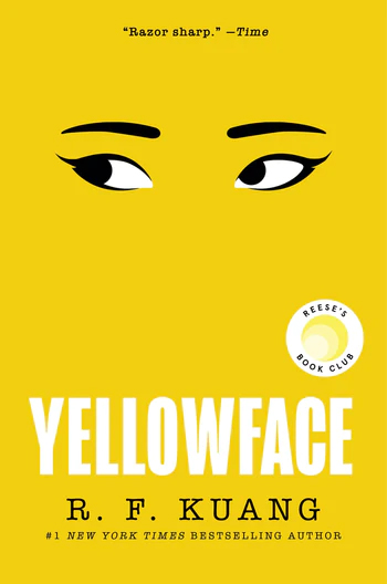 Yellowface book cover.