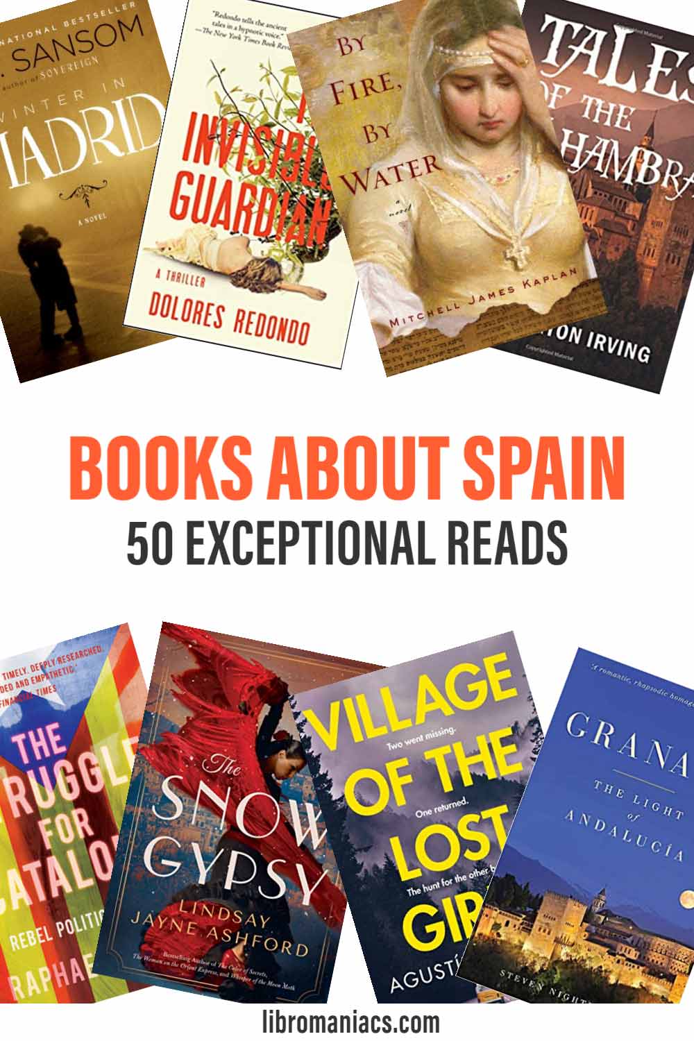Books about Spain. 50 exceptional reads