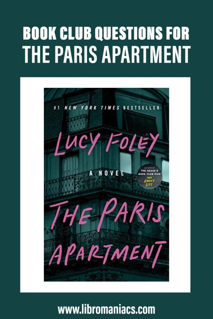 Book club questions for The Paris Apartment, Lucy Foley