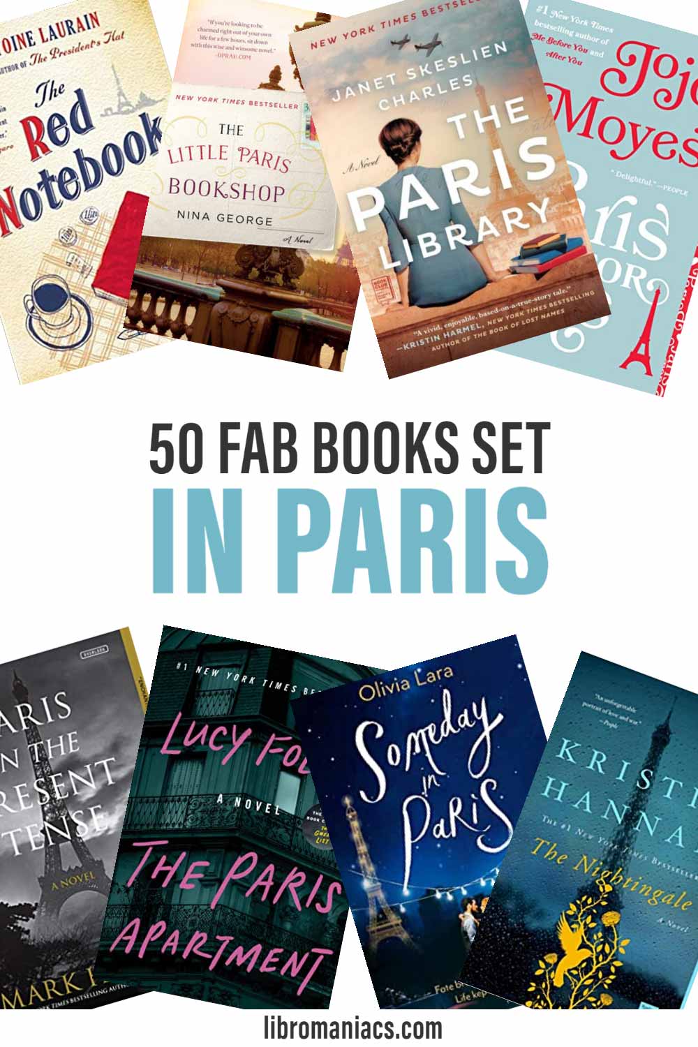 50 books set in Paris