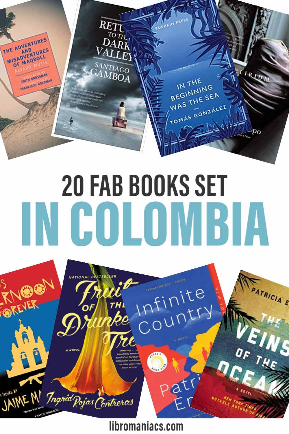 20 books set in Colombia