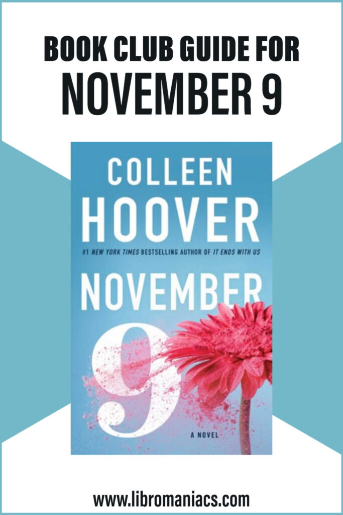 Book club guide November 9, by Colleen Hoover.