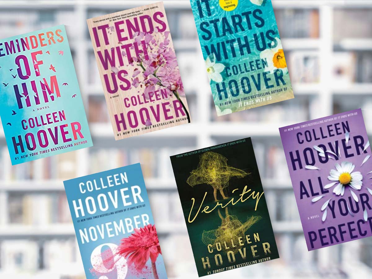 Top Rated Colleen Hoover books with book covers.