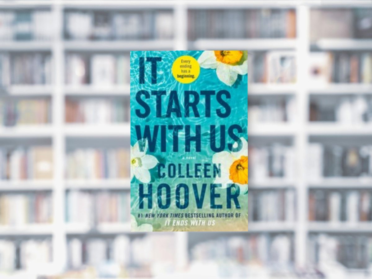 Book club questions It Starts With Us, Colleen Hoover book cover.