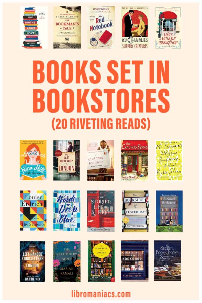 books set in bookstores, 20 riveting reads.