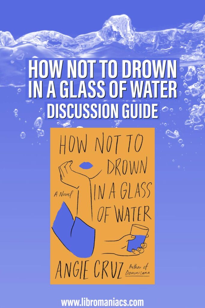 How Not to Drown in a Glass of Water Discussion Guide, with book cover and water image.