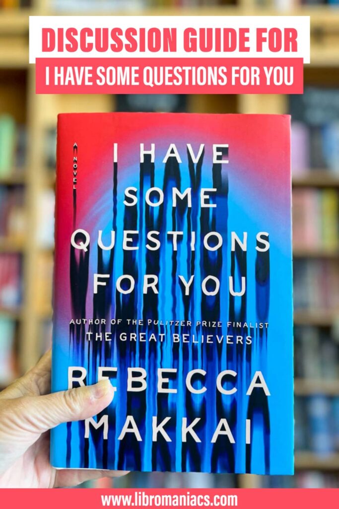 I Have Some Questions for You Discussion Guide, with book cover.