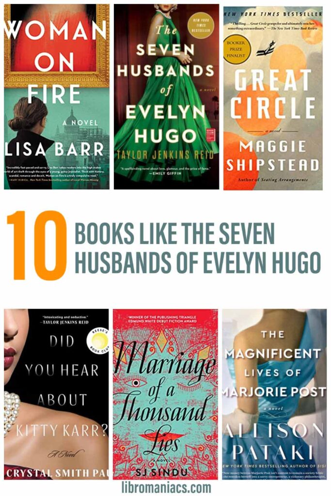 10 Books like the Seven Husbands of Evelyn Hugo