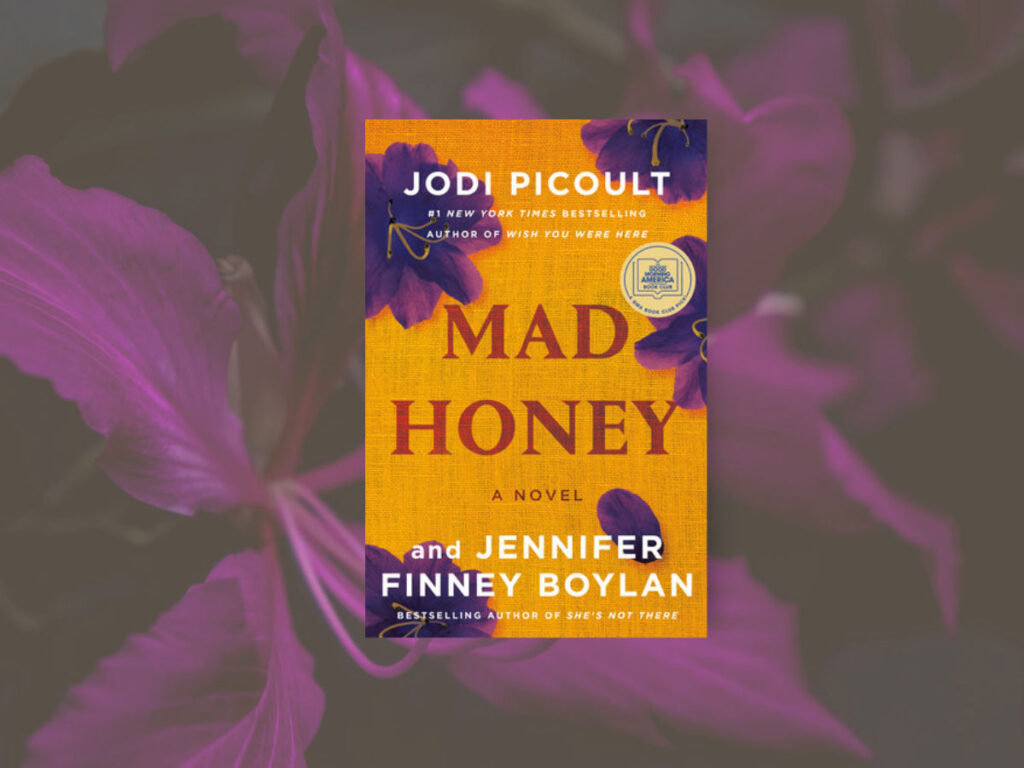 Mad Honey book club questions, with book cover.