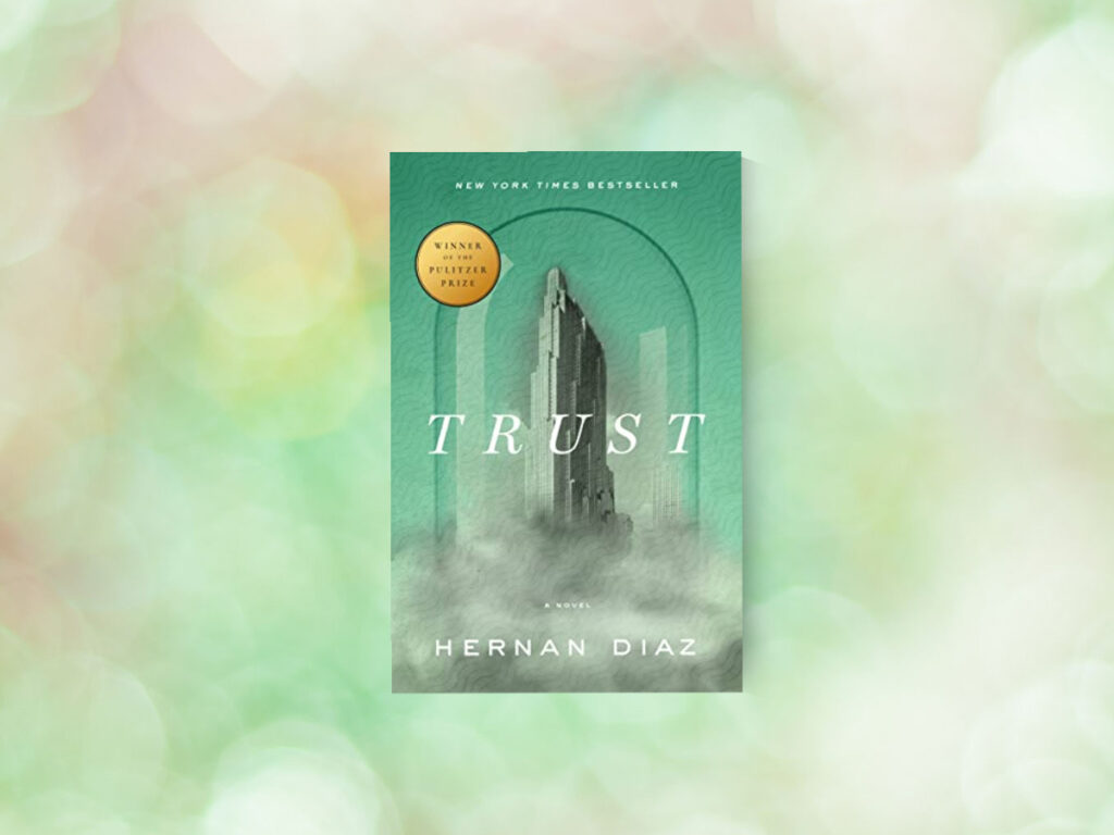 Trust book club questions, with book cover.