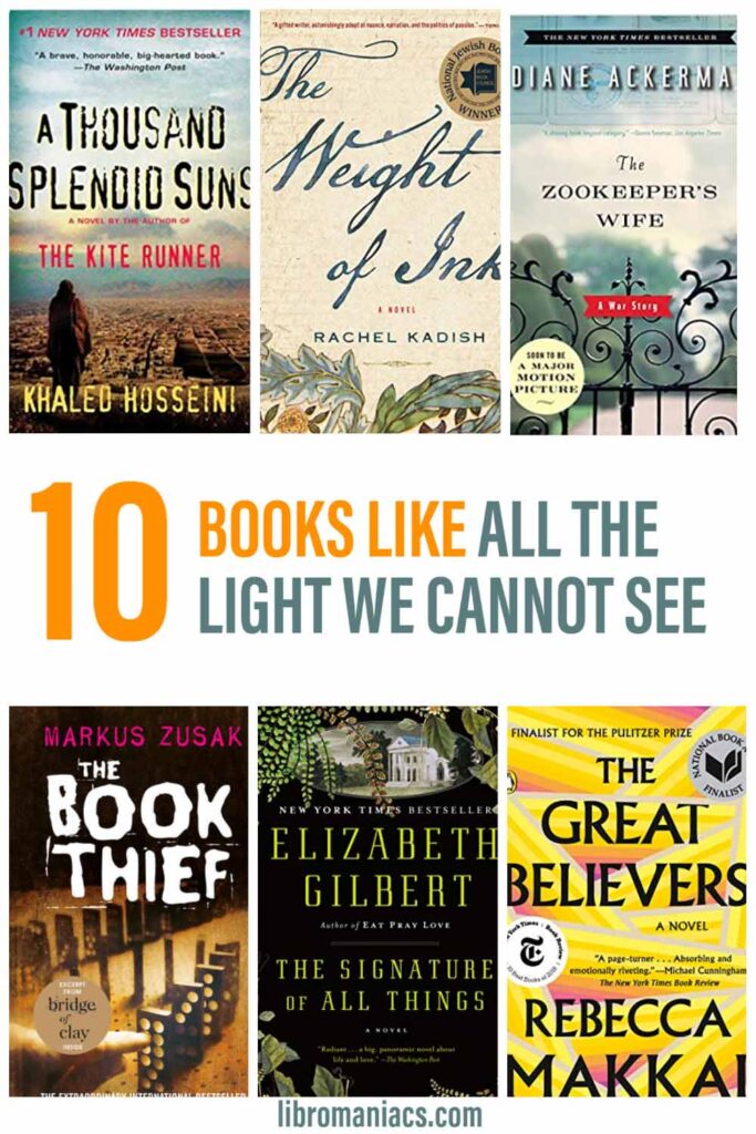 10 books like All the Light We Cannot See