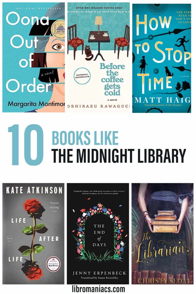 10 books like The Midnight Library, with book covers