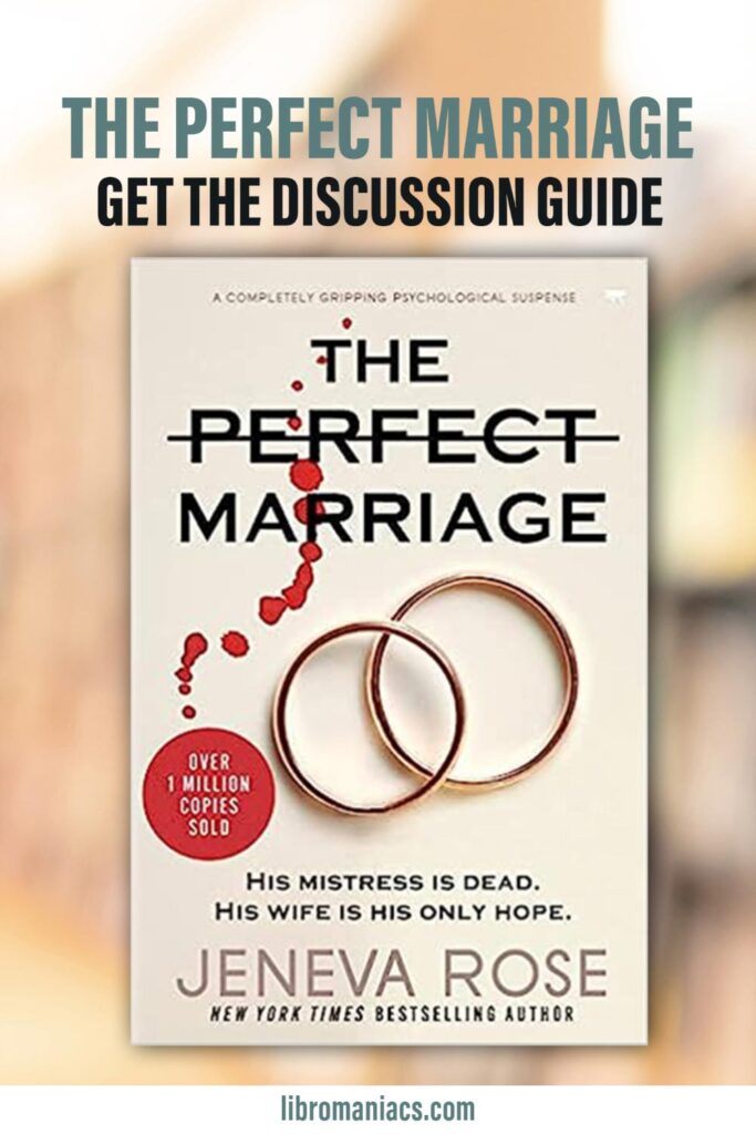 The Perfect Marriage discussion guide, with book cover.