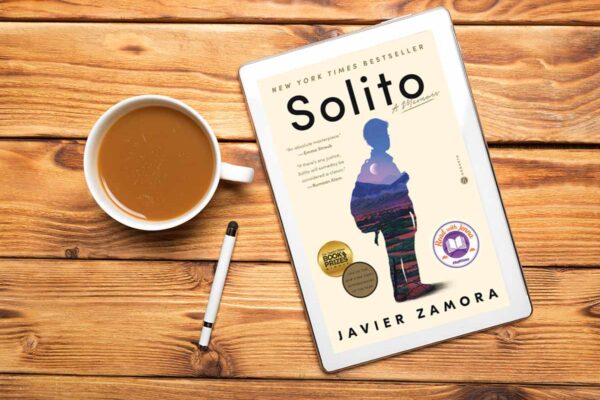 Solito book club questions, with book cover and coffee mug.