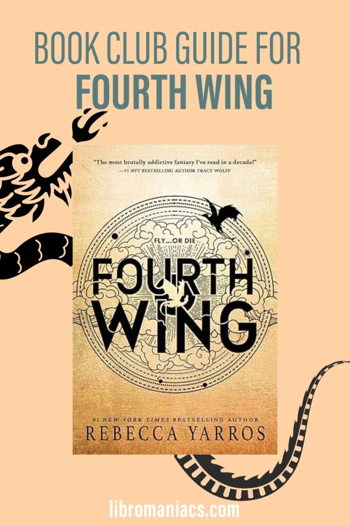Book Club Guide The Fourth Wing, Rebecca Yarros.