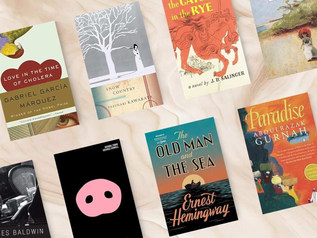 Best classics for book club, with book covers.