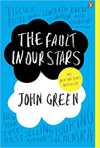 The Fault in Our Stars, book cover.