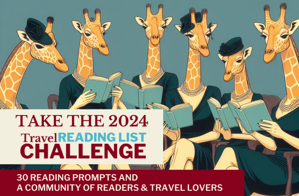 2024 Travel Reading List Challenge giraffes. 