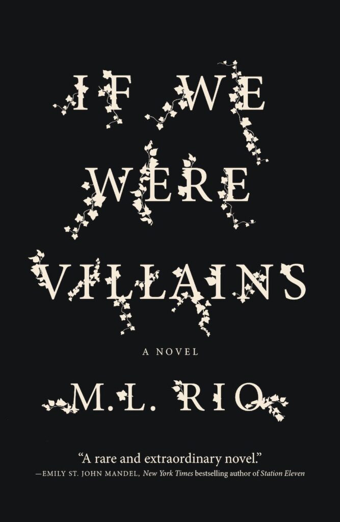 If We Were Villains, book cover.