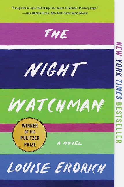 The Night Watchman, book cover.