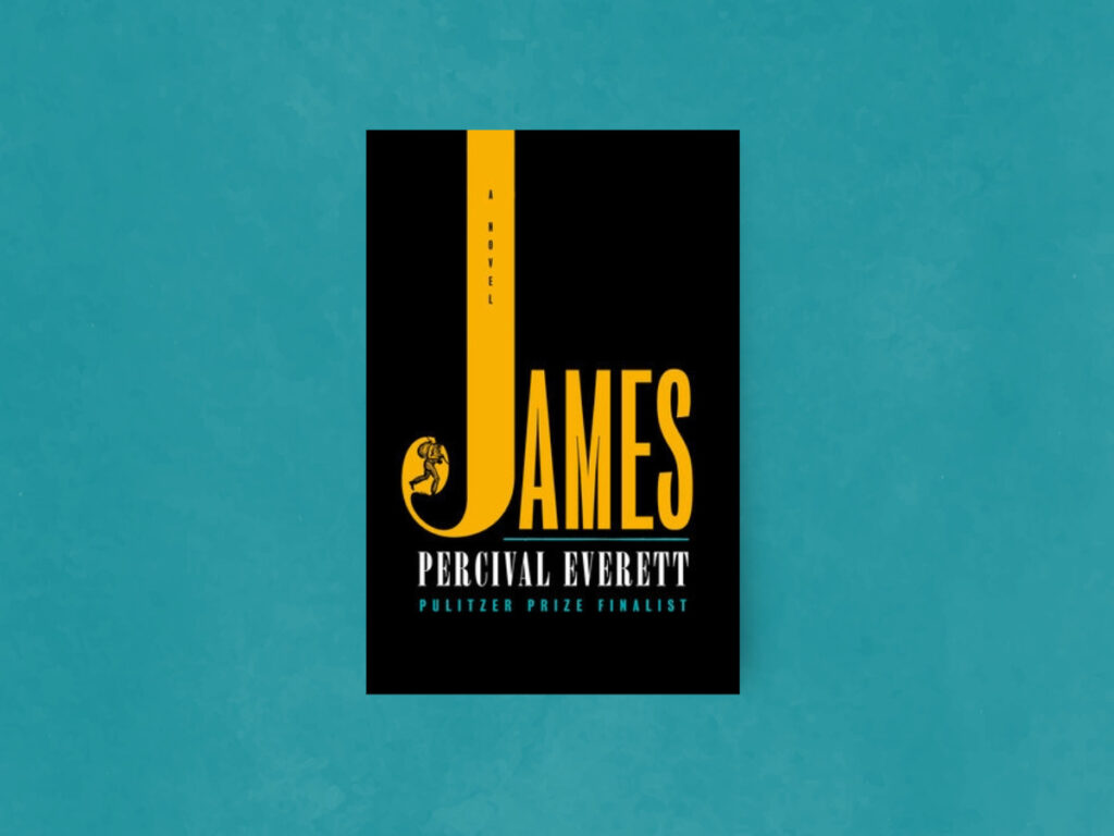James Book Club Questions, with book cover.