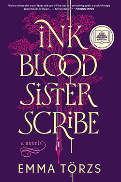 Ink Blood Sister Scribe, book cover.